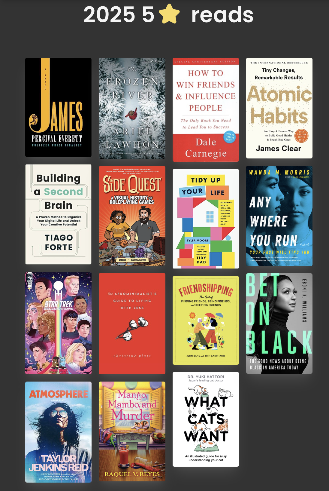 2025 5-Star Reads