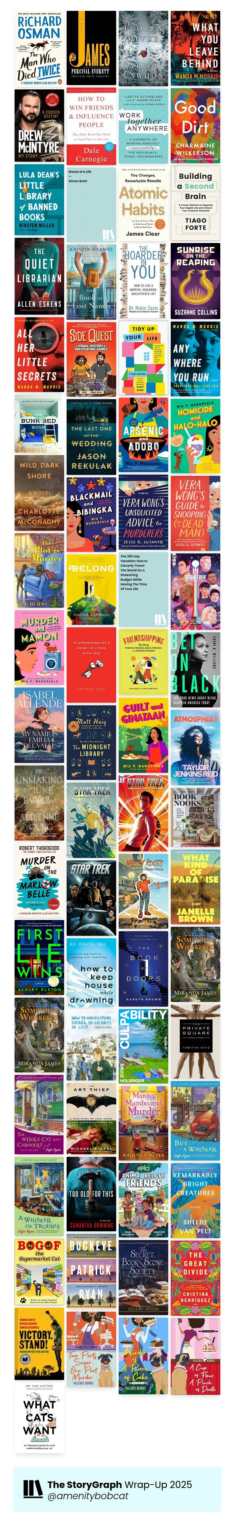 StoryGraph 2025 Wrap-Up